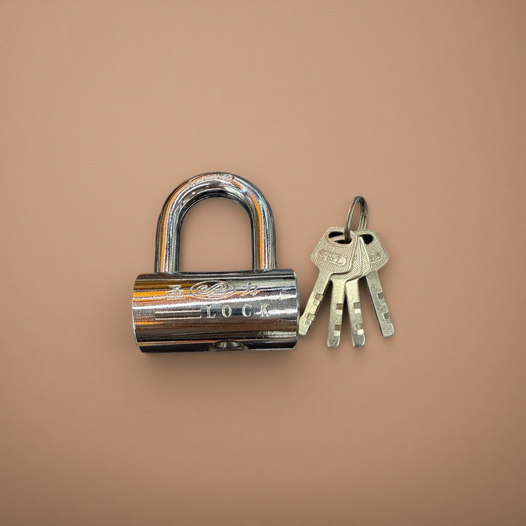 Metal padlock, anti-picking and anti-theft hanging lock, 30mm, thickened lock beam, durable details Picture