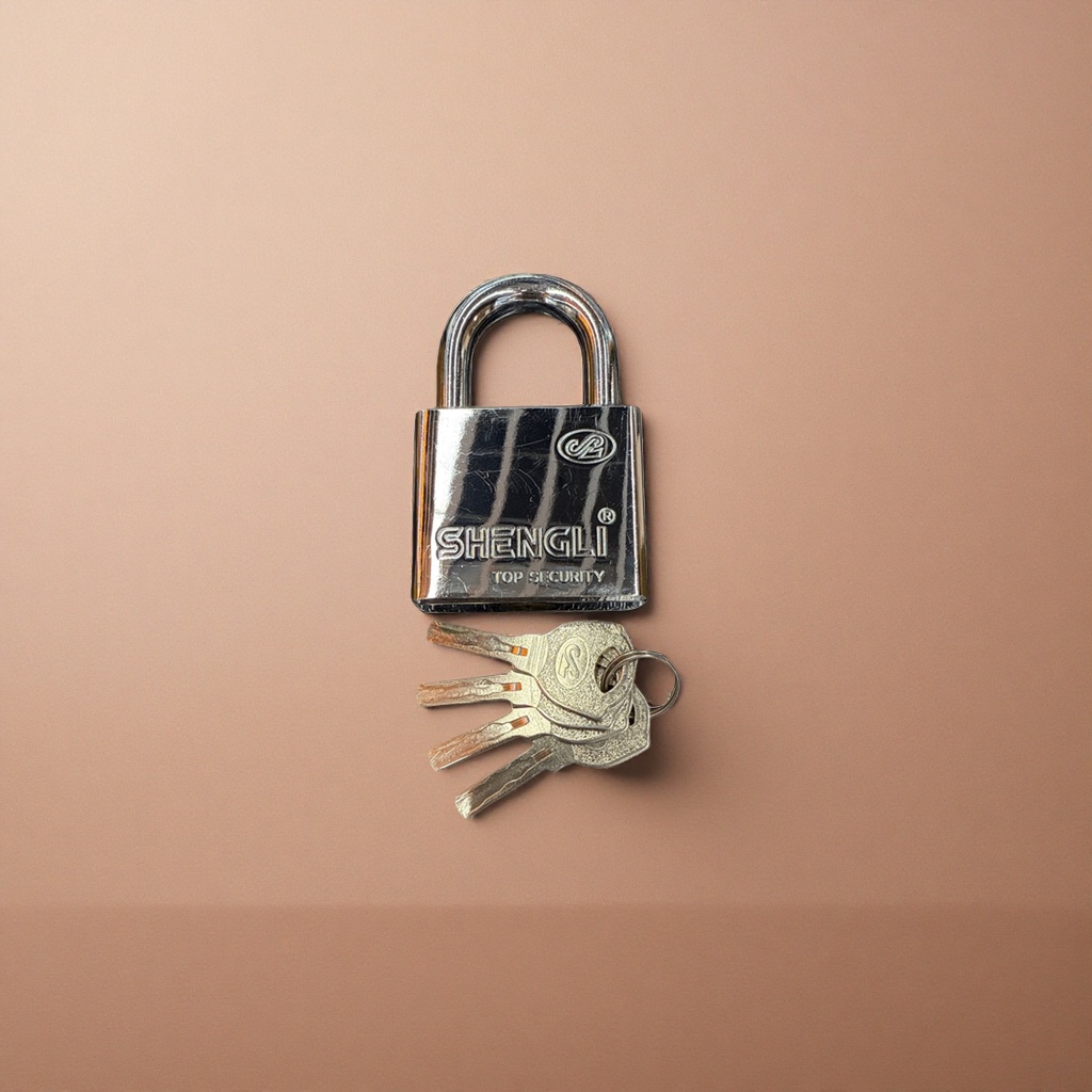 SHENGLI metal padlock with key anti-theft padlock, household padlock details Picture