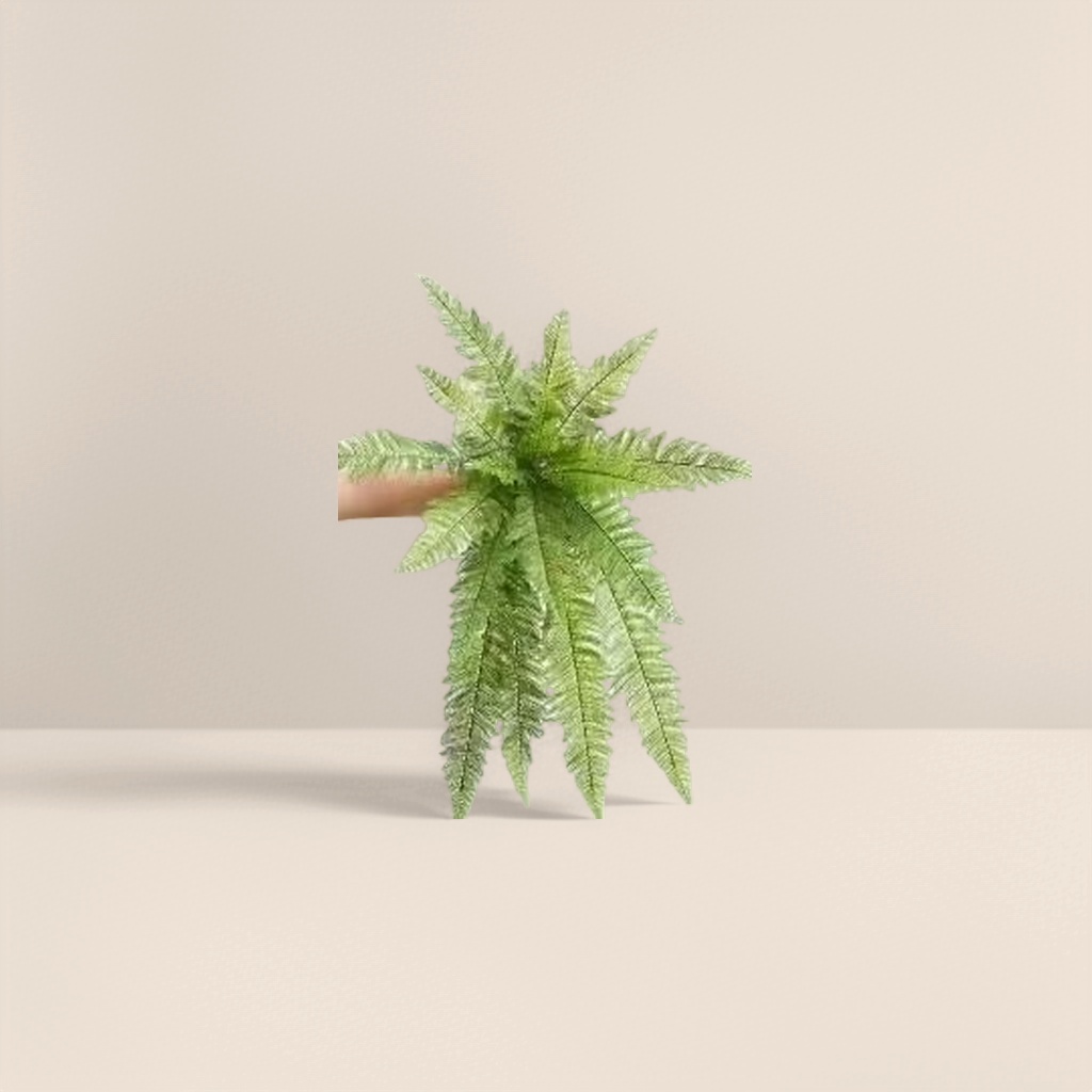 仿真绿色植物长款翼龙蕨叶盆栽 室内装饰观叶植物易养耐阴