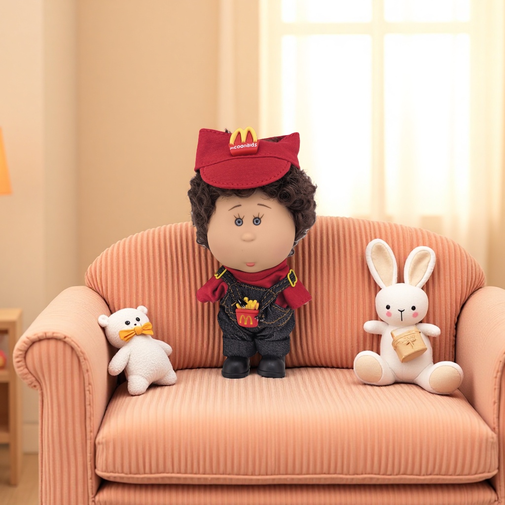 Cute fabric dolls, plush toys, home decoration items Application Scenario