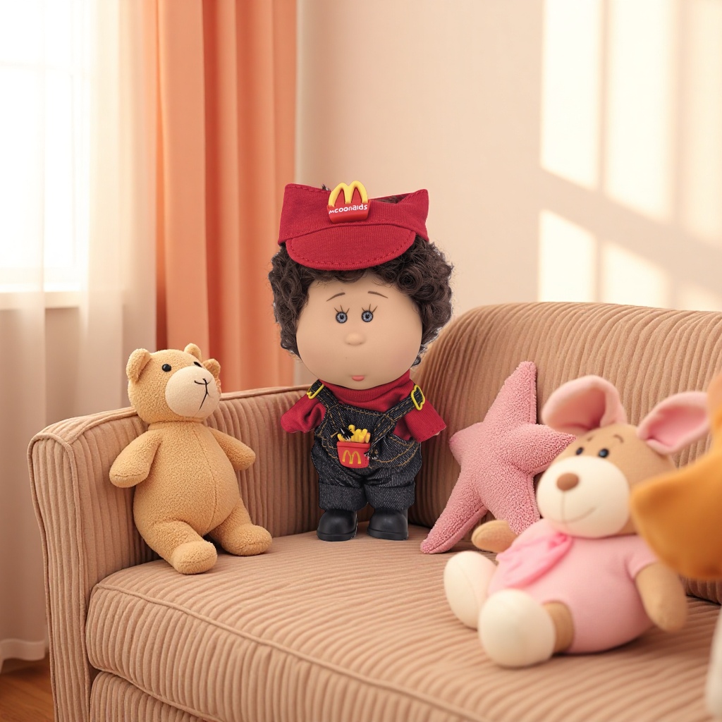 Cute fabric dolls, plush toys, home decoration items details Picture