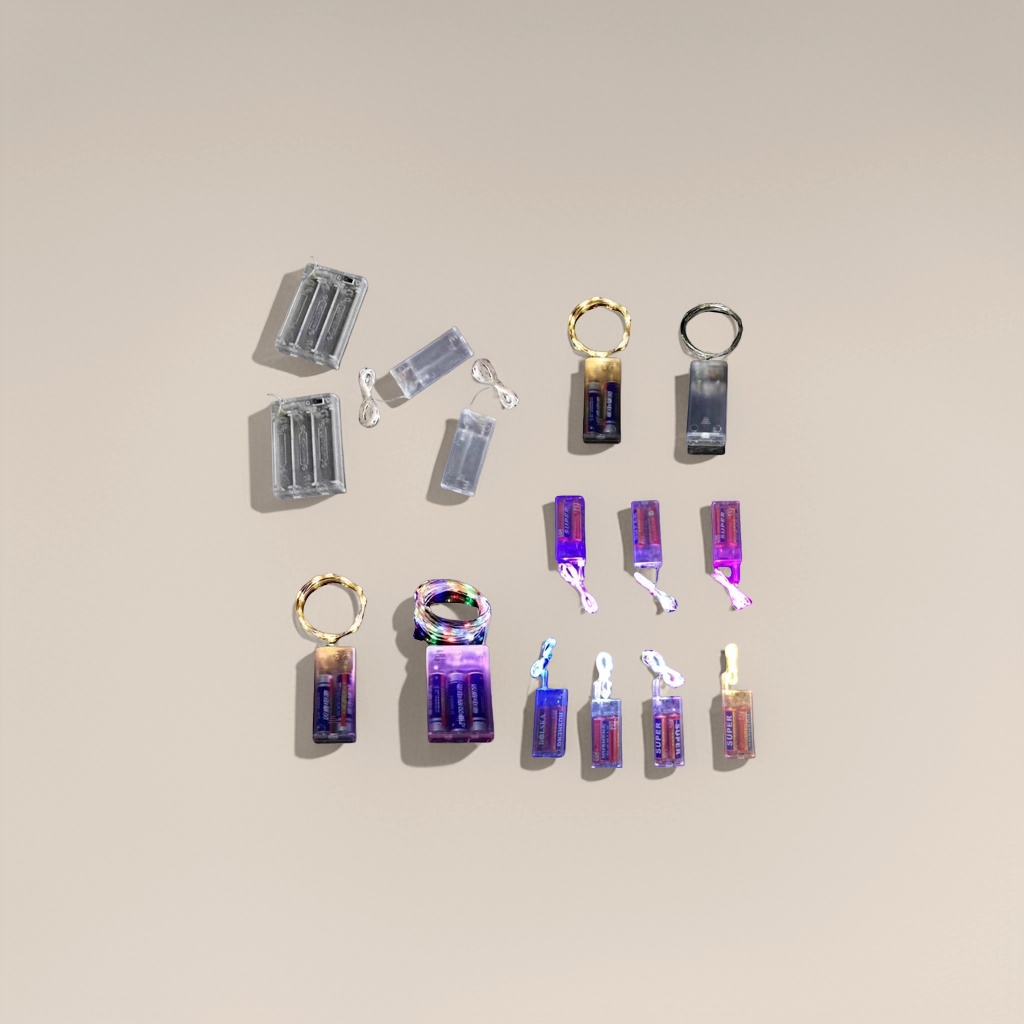 No. 5 battery box light string, battery box copper wire light, on or off, XB model Specification image