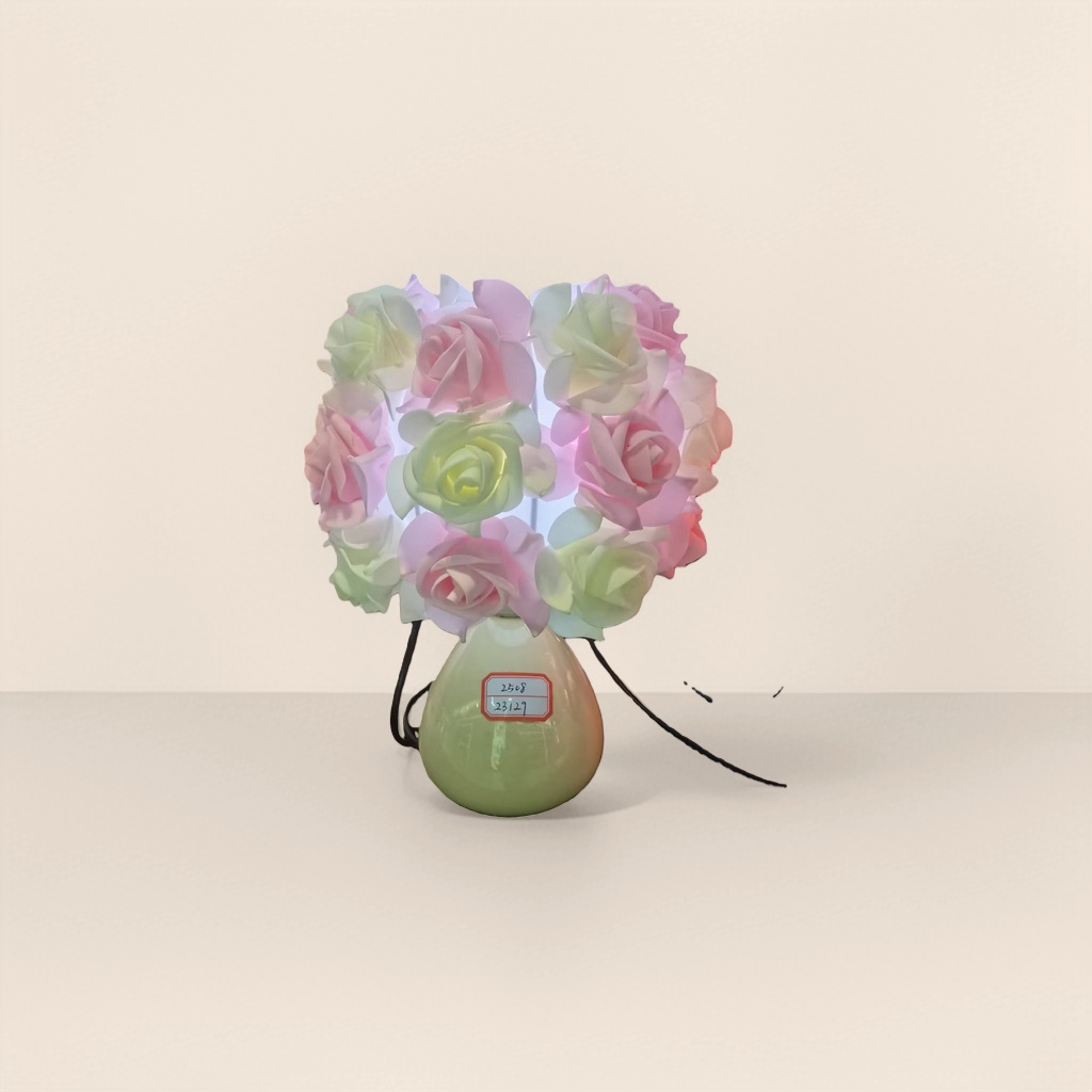 Decorative lantern and vase set, living room and bedroom atmosphere lighting and decorative items details Picture