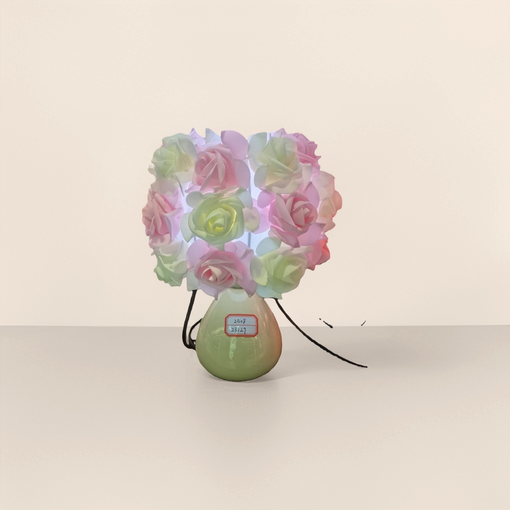 Decorative lantern and vase set, living room and bedroom atmosphere lighting and decorative items