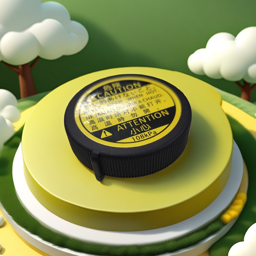 The fuel tank cap is round Specification image