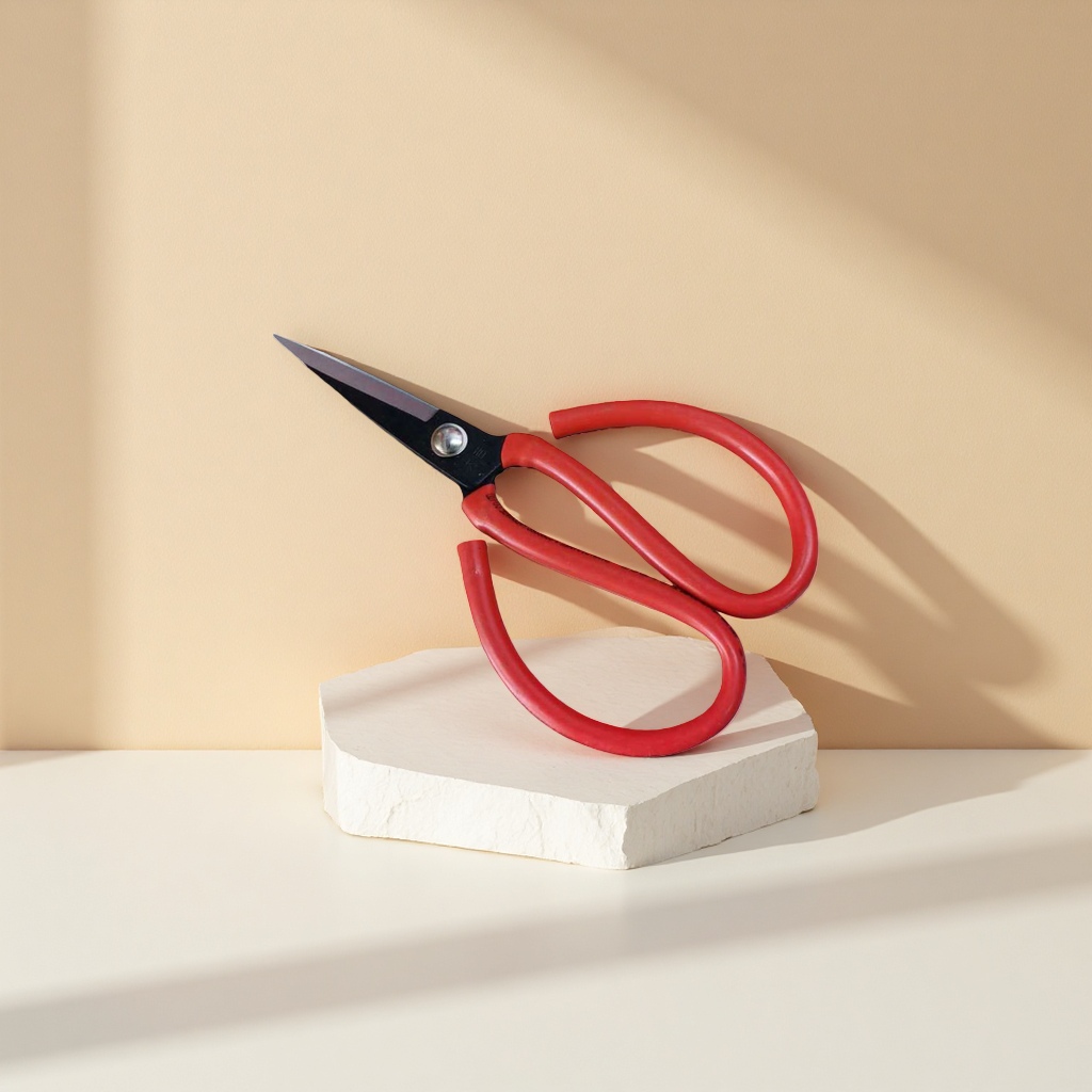 Household stainless steel scissors are sharp, durable and multi-functional for cutting cloth, paper-cutting, gardening and pruning details Picture