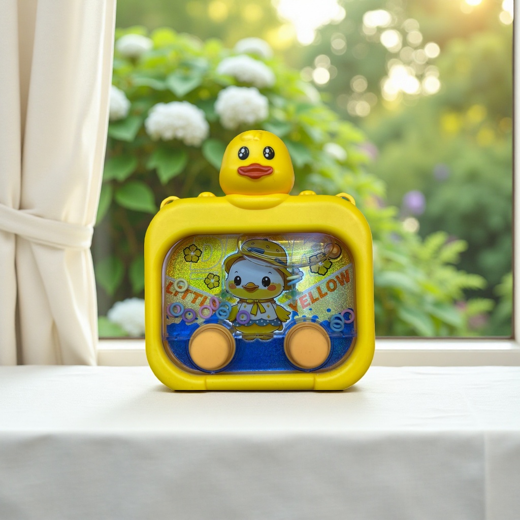 Yellow duckling toy baby bath water squeezing sound soothing early education intelligence plush plush