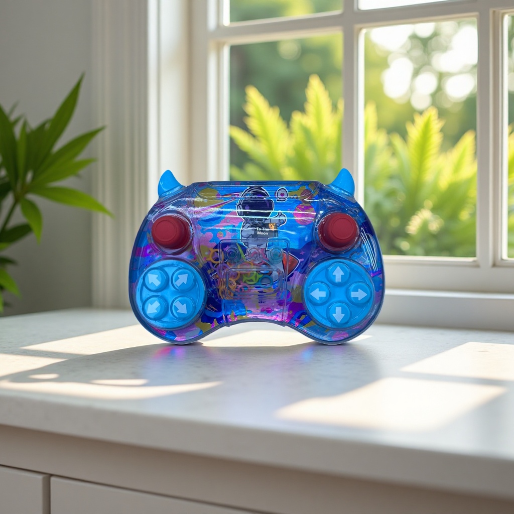 مقابض الألعاب الملونة والشفافة مناسبة لمنصات متعددة من طراز Switch Xبوكس PS4. Specification image
