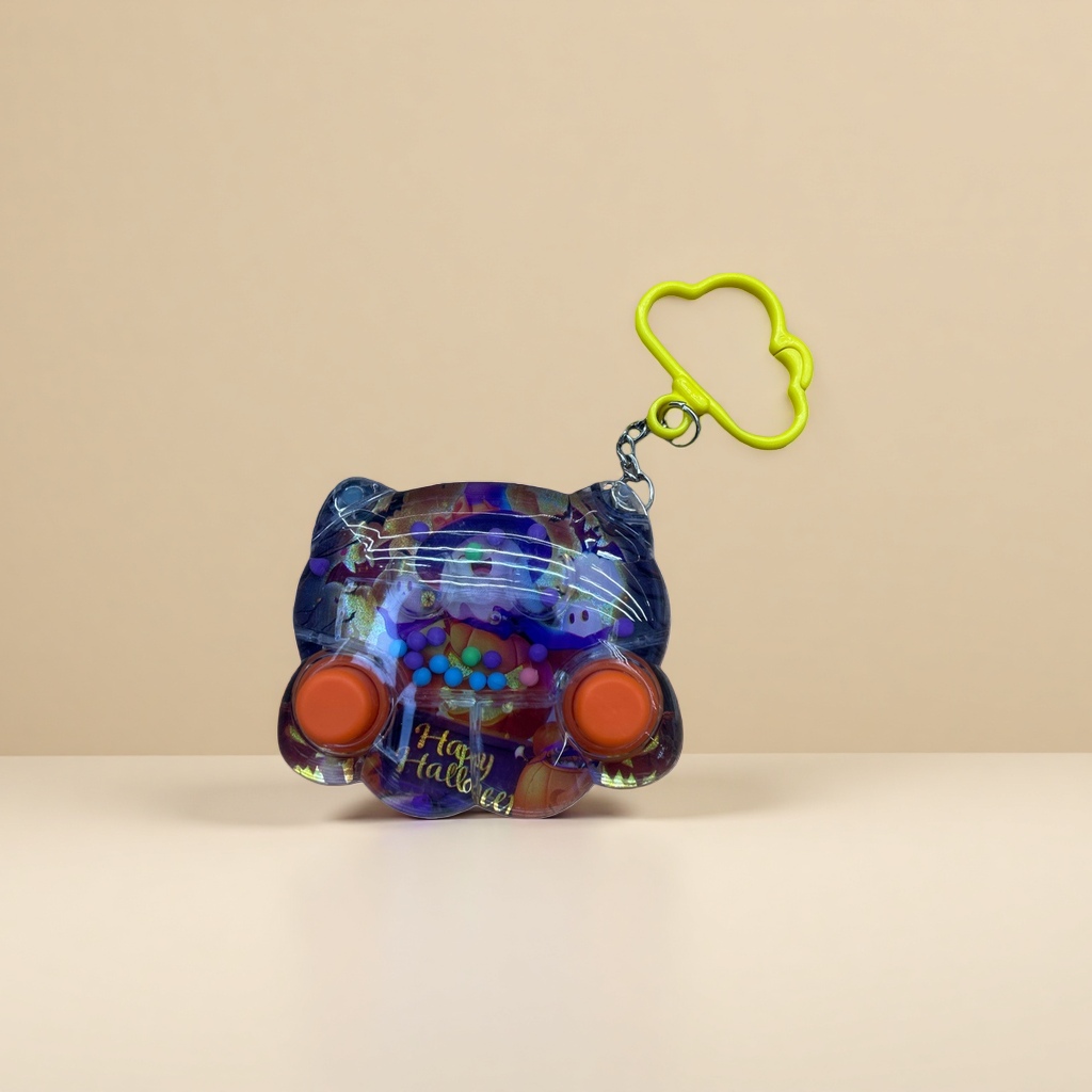 Halloween-themed transparent plastic bear shaped toys Application Scenario