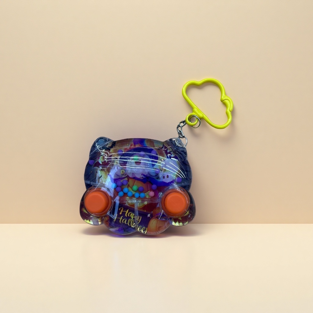 Halloween-themed transparent plastic bear shaped toys Specification image