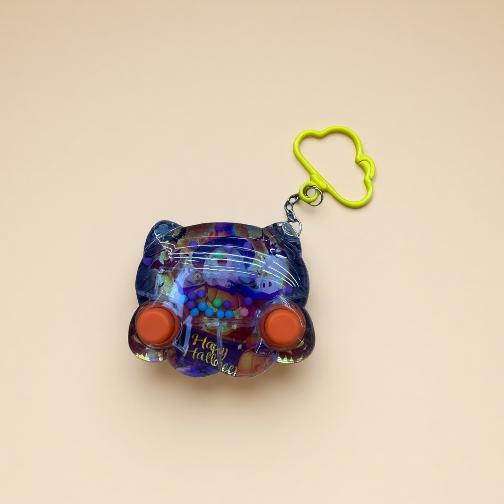 Halloween-themed transparent plastic bear shaped toys details Picture