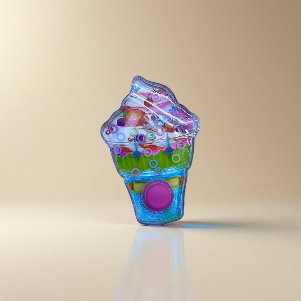 لعبة أطفال ذات شكل كعكة ملونة Specification image