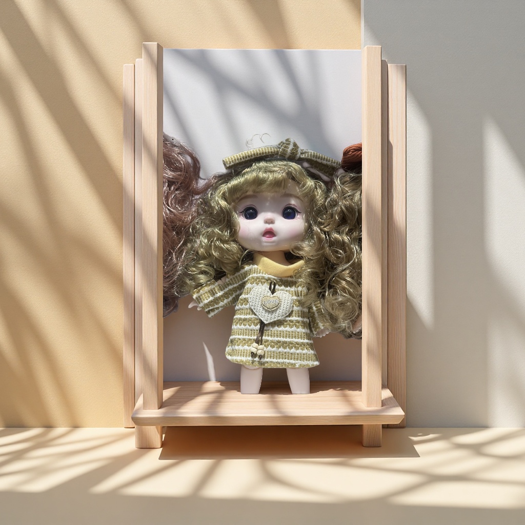 Soft cotton and linen material dolls are decorative items for the living room and bedroom Specification image