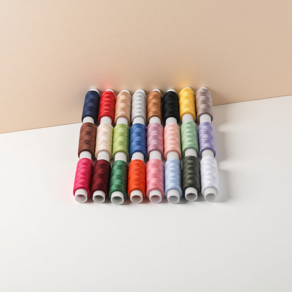 Colorful spool, spool sewing, embroidery and winding machine, available in multiple colors for wholesale and retail Application Scenario
