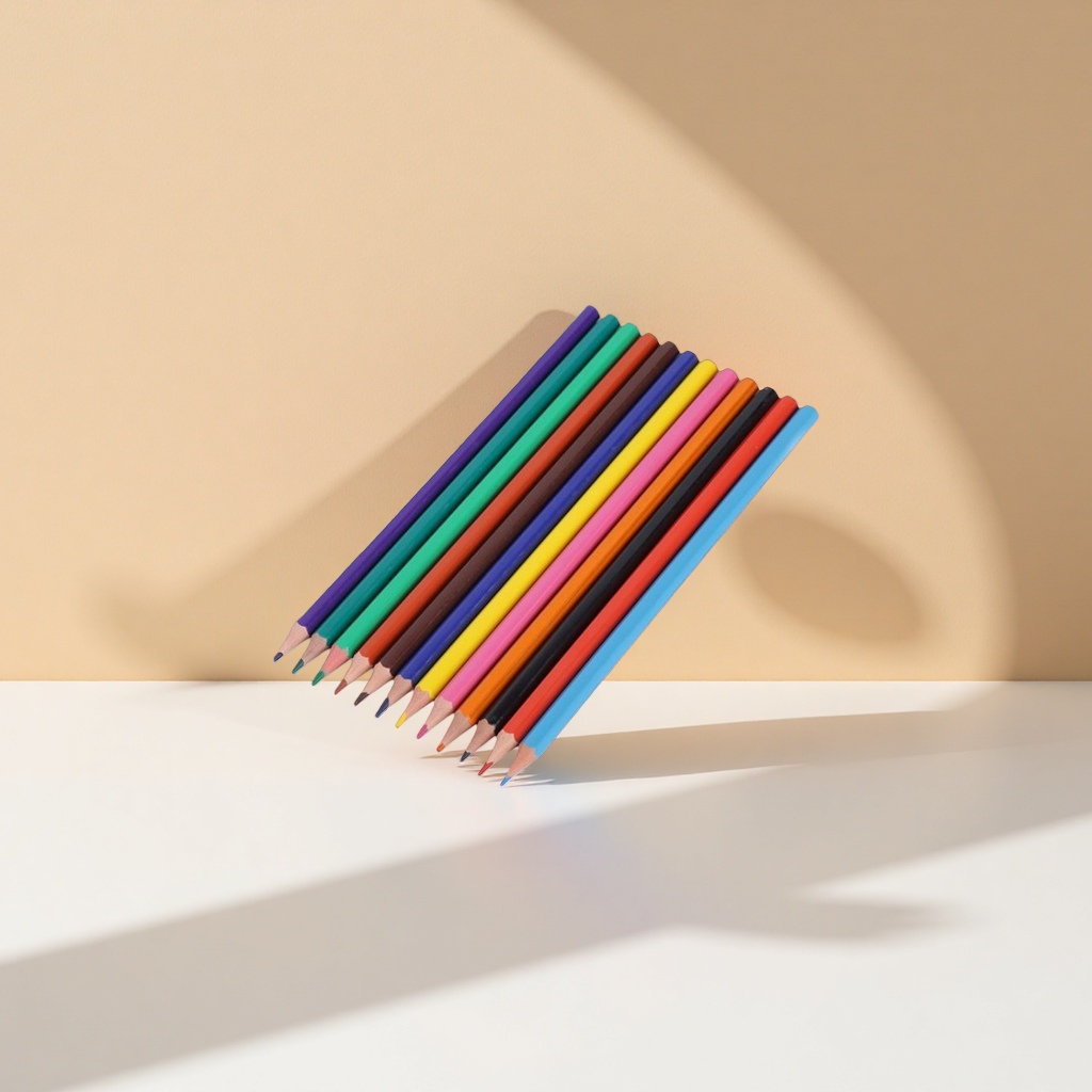 قلم رصاص ملون + قلم رصاص ملون 185843997. Specification image