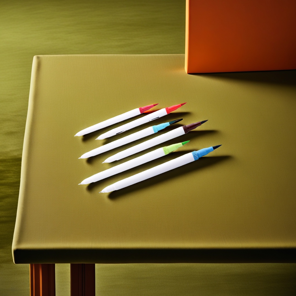 Dual-tip design: A marker pen with both thick and thin tips that can be erased and used for quick-drying color drawing details Picture