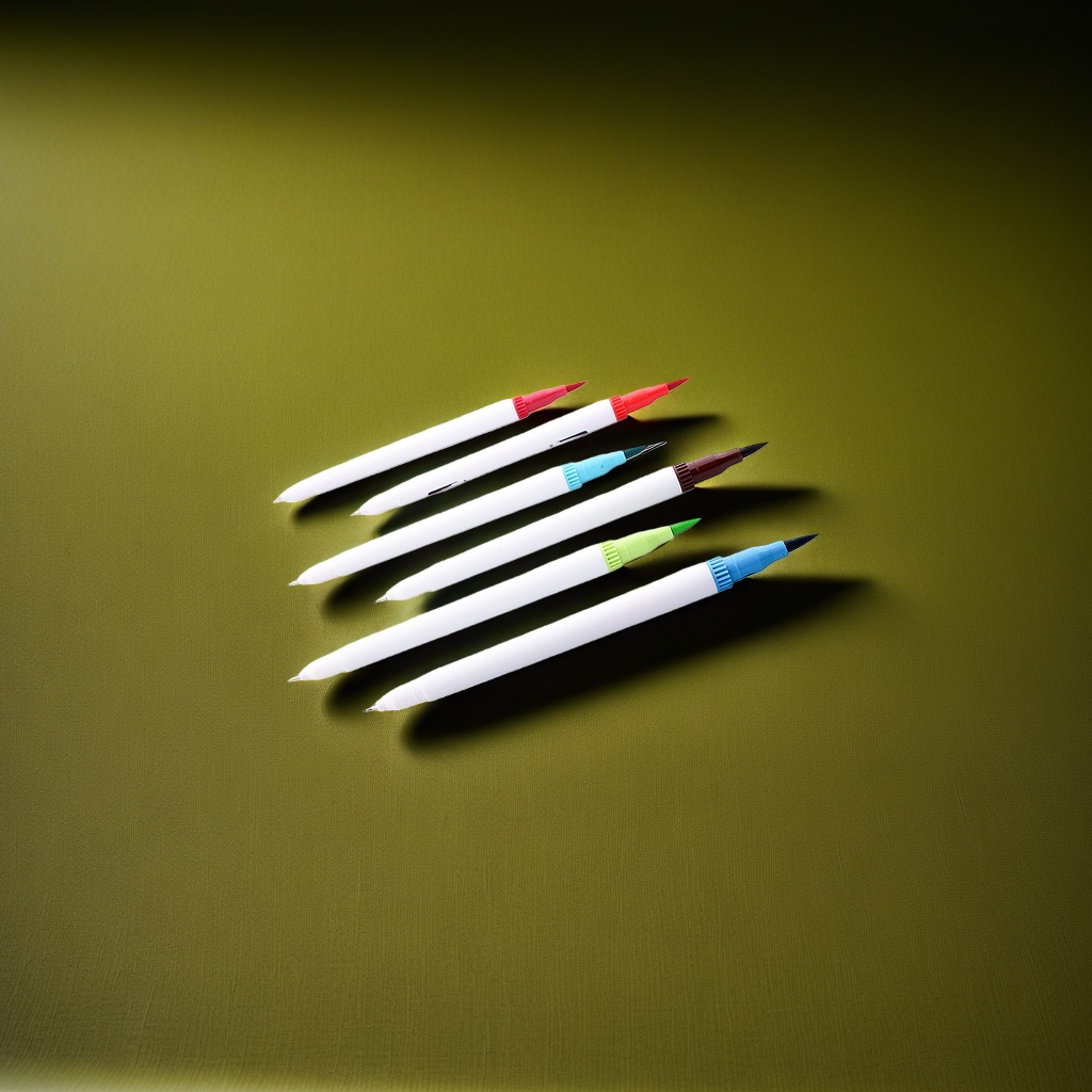 Dual-tip design: A marker pen with both thick and thin tips that can be erased and used for quick-drying color drawing Application Scenario