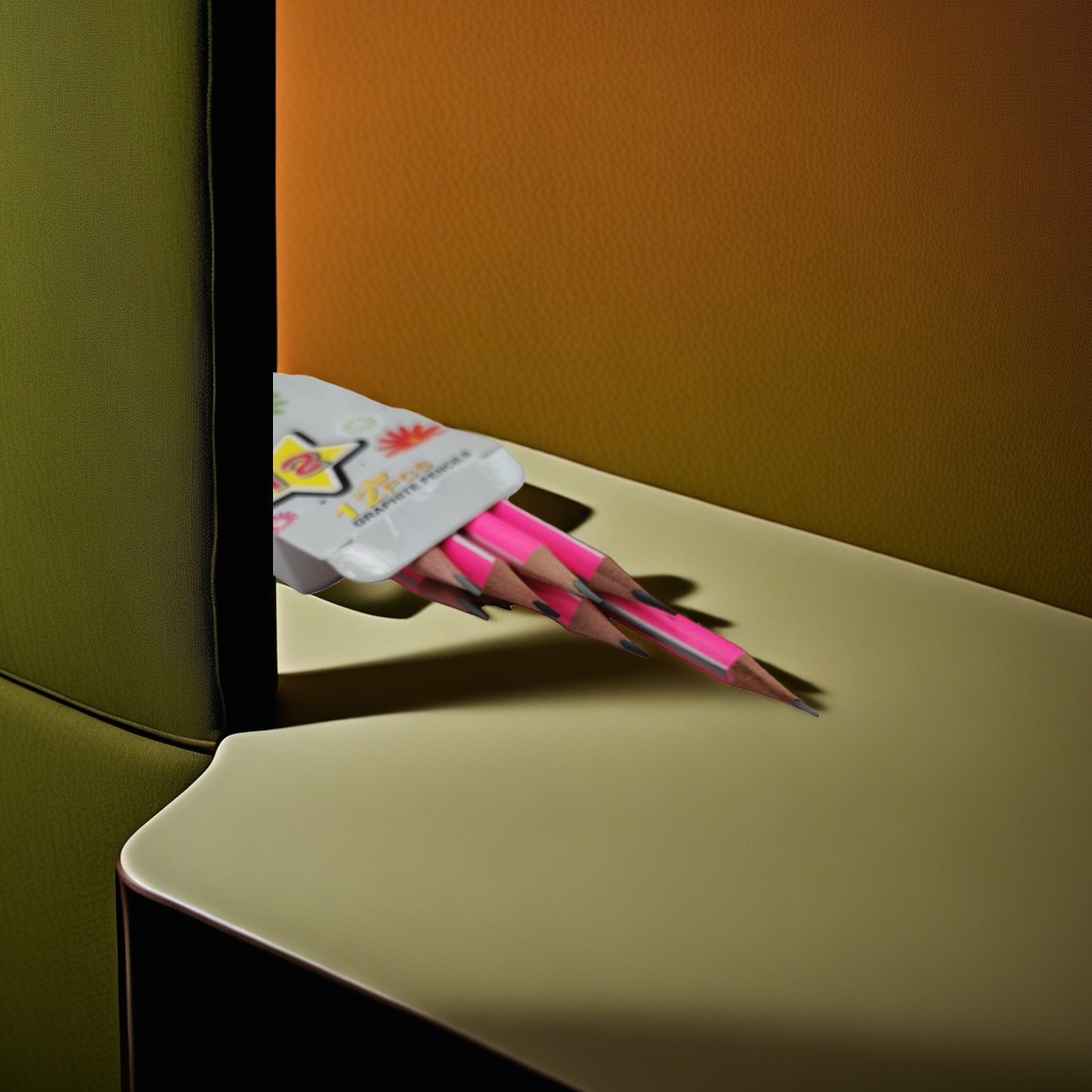 The pink pencil 2B is of moderate hardness and soft, with an integrated eraser. It is specially designed for students to draw during exams details Picture