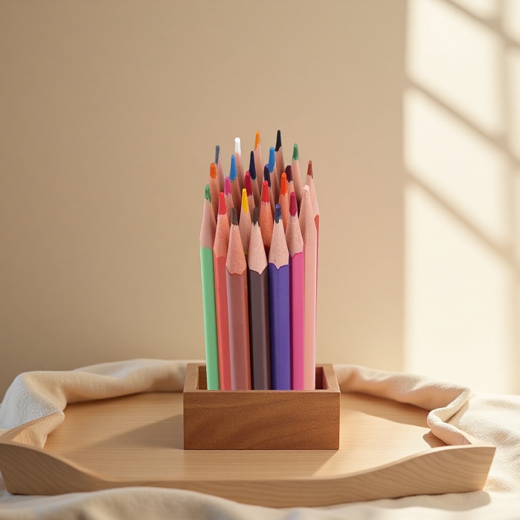 Deli Eco-friendly Wooden Colored Pencils 24-color Art Painting Special Set 191903691 Specification image