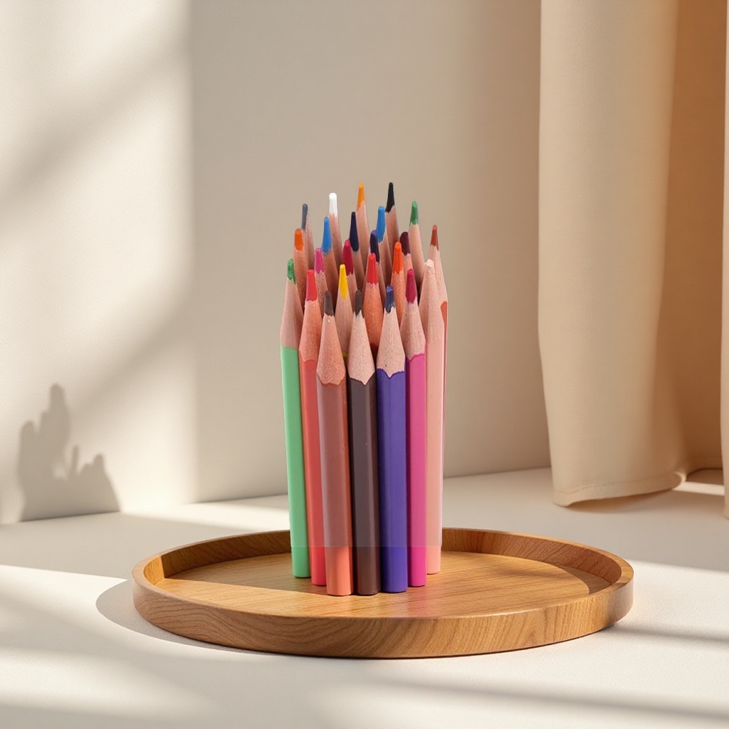 Deli Eco-friendly Wooden Colored Pencils 24-color Art Painting Special Set 191903691
