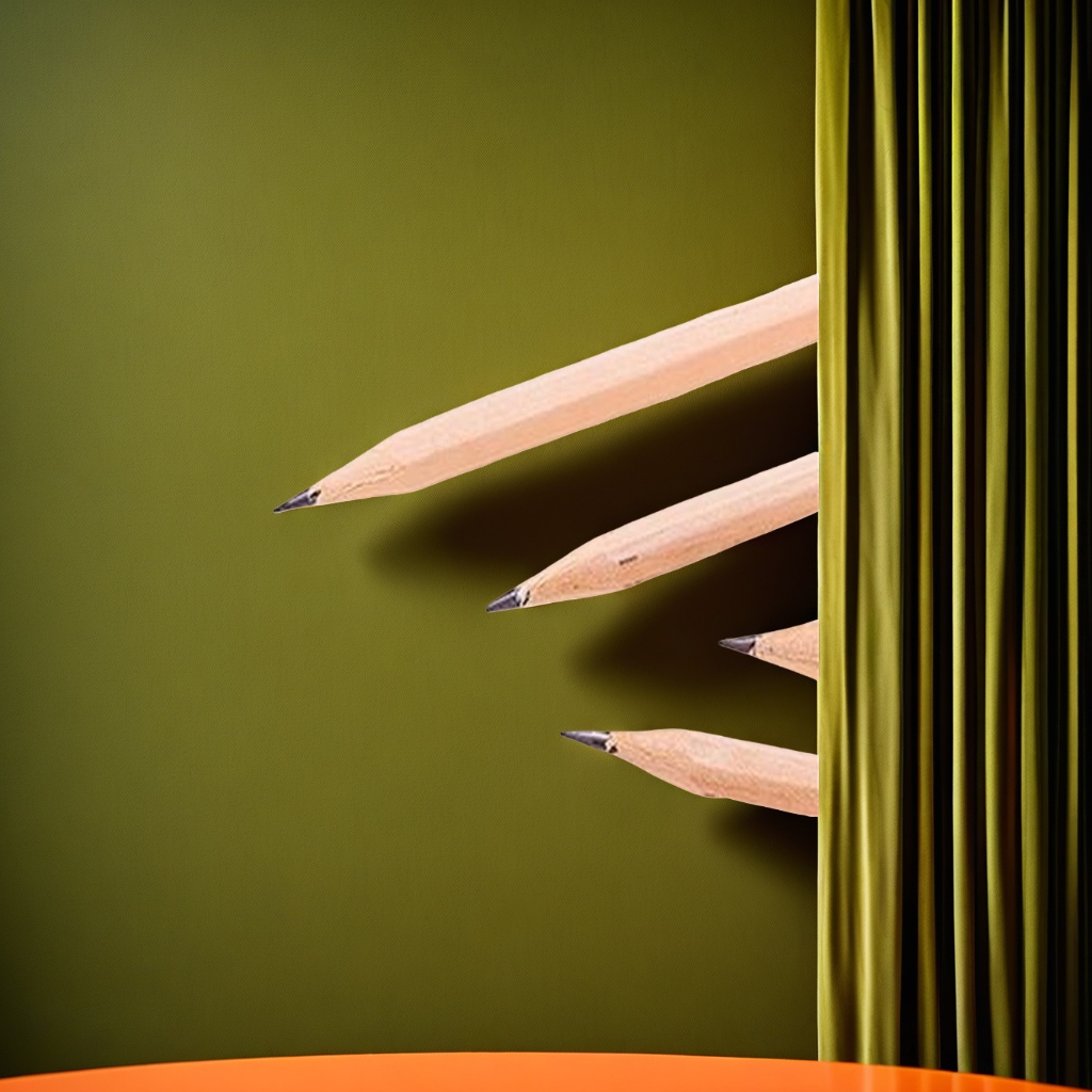 A wooden pencil is used by students for sketching, drawing and writing. It is of moderate hardness and comes with an eraser Application Scenario