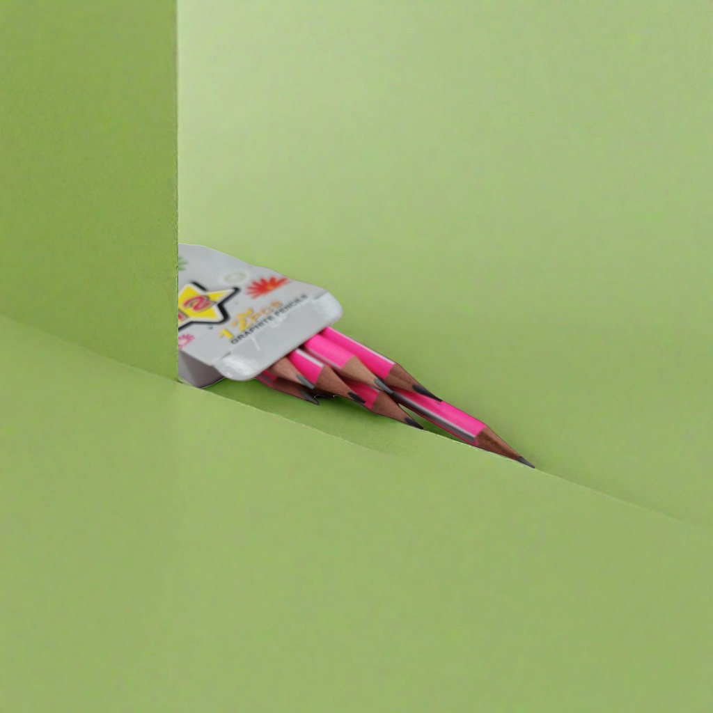 Pink pencil + pencil details Picture