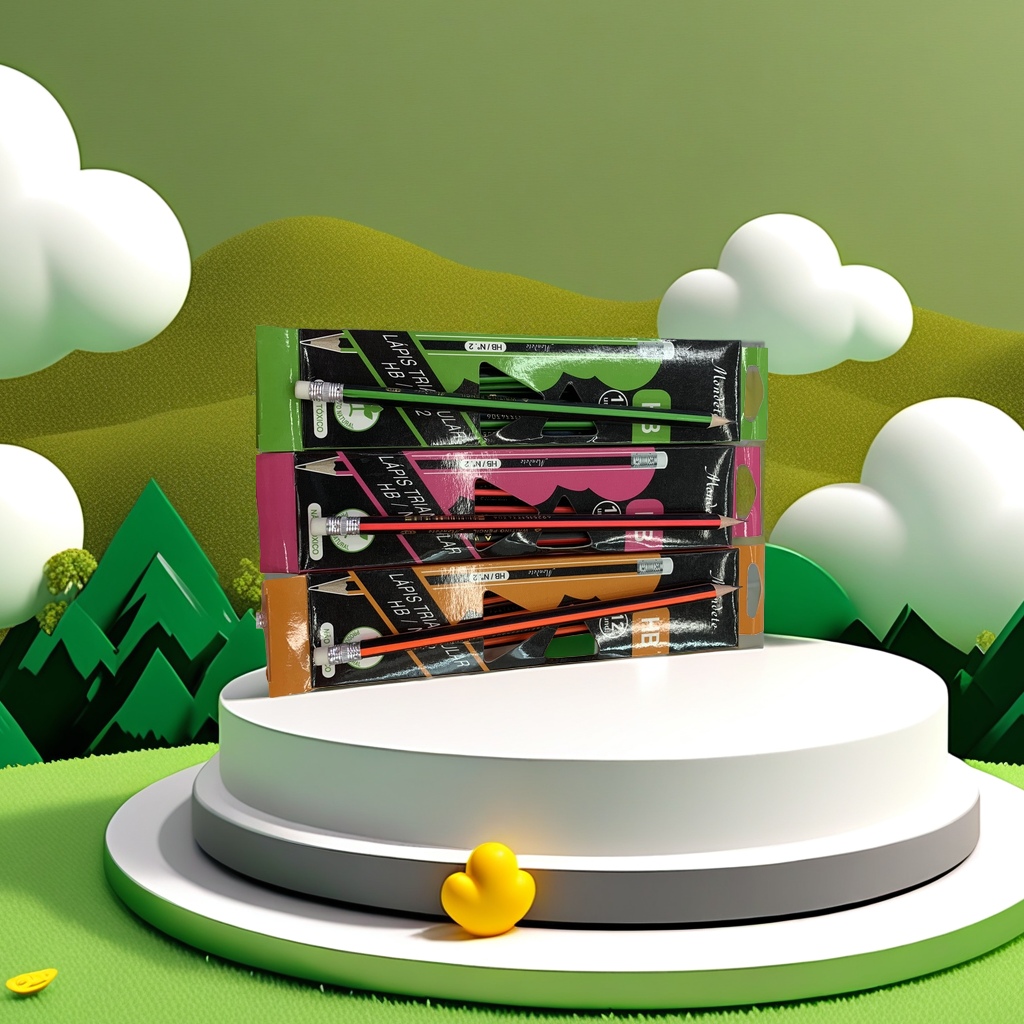 Caja de embalaje de lápiz de color con juego de lápiz papelería estudiantil almacenamiento creativo portátil Application Scenario