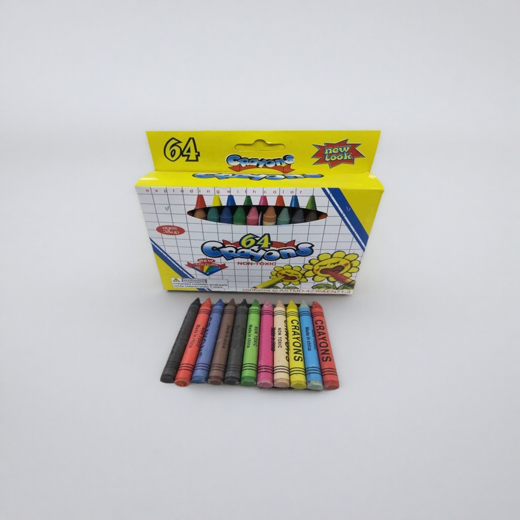 Colored crayons + crayon box 200131917 details Picture