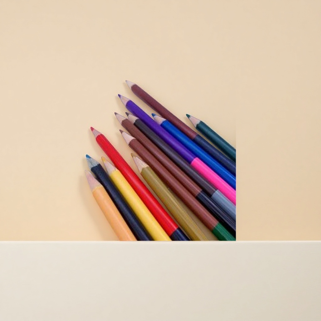Deli Eco-friendly Wooden Colored Pencils, 24-color Art and Painting Special sharable colored pencils, 202833989 Application Scenario