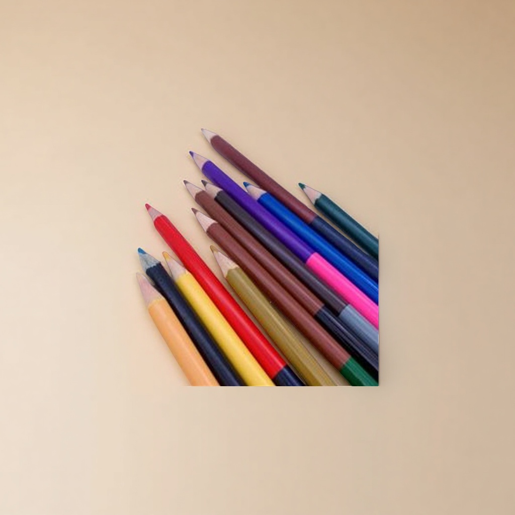 Deli Eco-friendly Wooden Colored Pencils, 24-color Art and Painting Special sharable colored pencils, 202833989 details Picture
