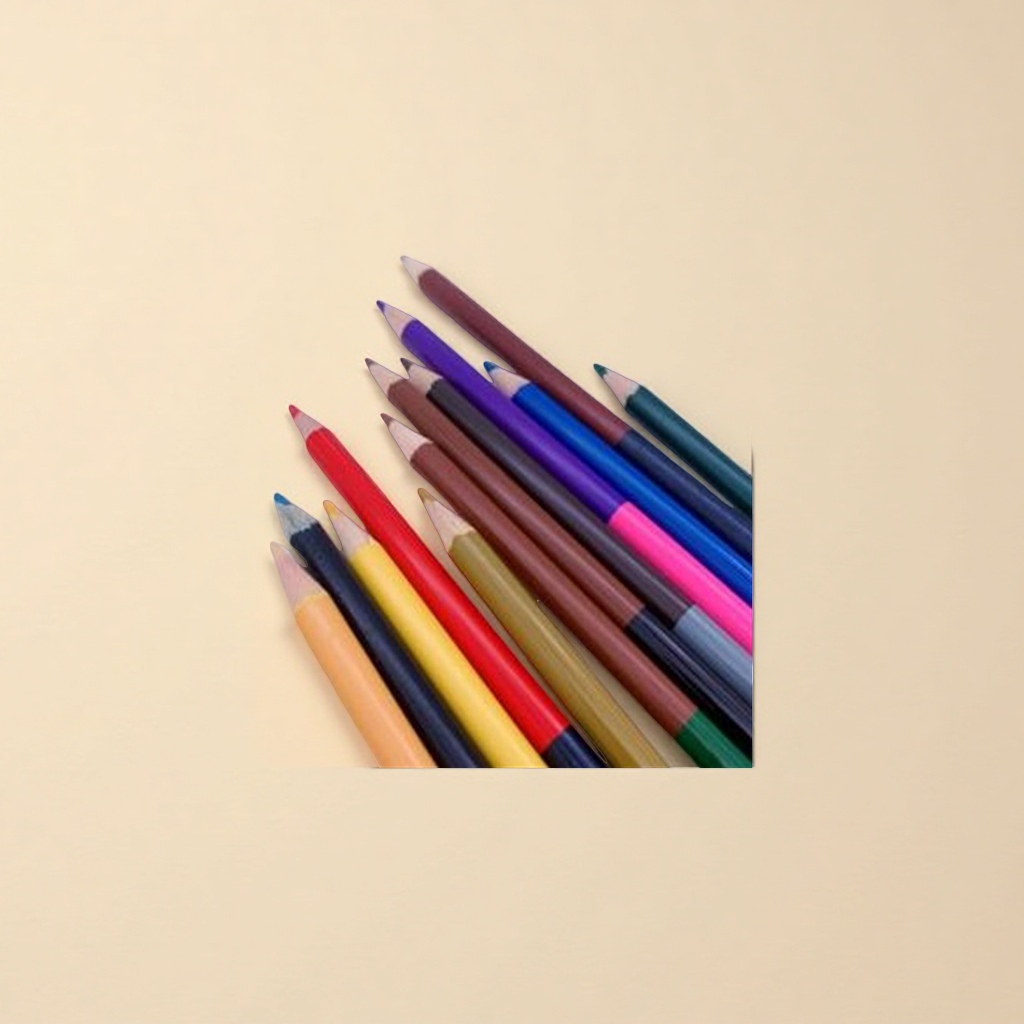 Deli Eco-friendly Wooden Colored Pencils, 24-color Art and Painting Special sharable colored pencils, 202833989 Specification image