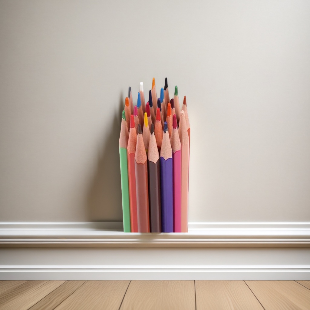 قلم رصاص بالألوان قابل للذوبان في الماء، بدلة طلاء طلاء للرسم مخصصة للرسومات الفنية Specification image