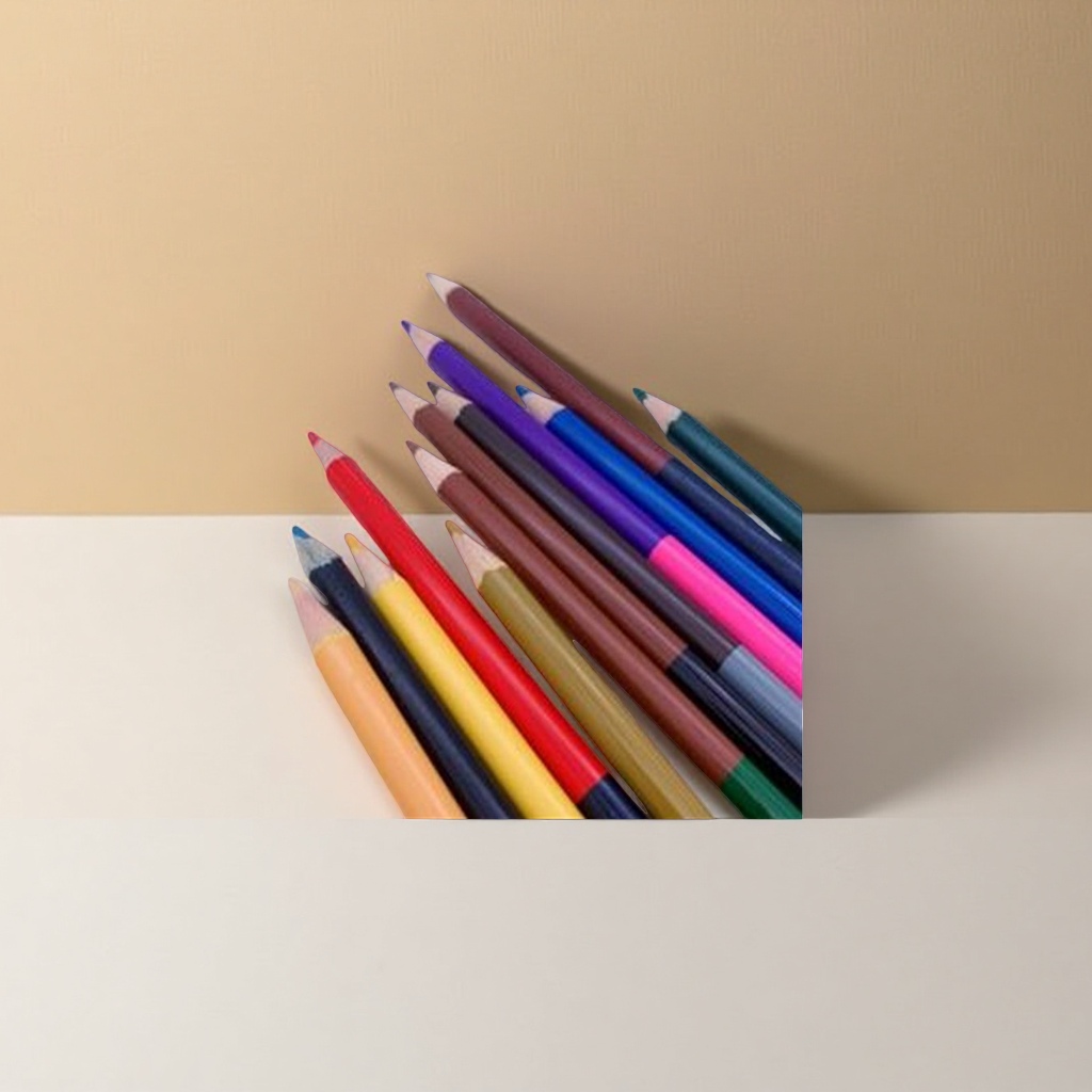 أقلام رصاص ملونة ذات 24 ألوان اللون لطلاء الأطفال بالرصاص Specification image