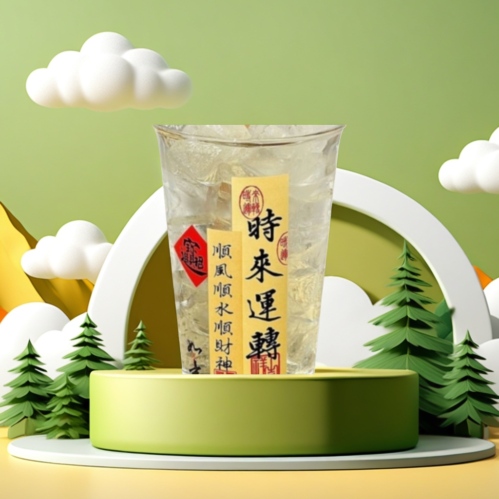Drink in a glass cup, enjoy refreshing fruit-flavored beverages, and carry them around with a portable design