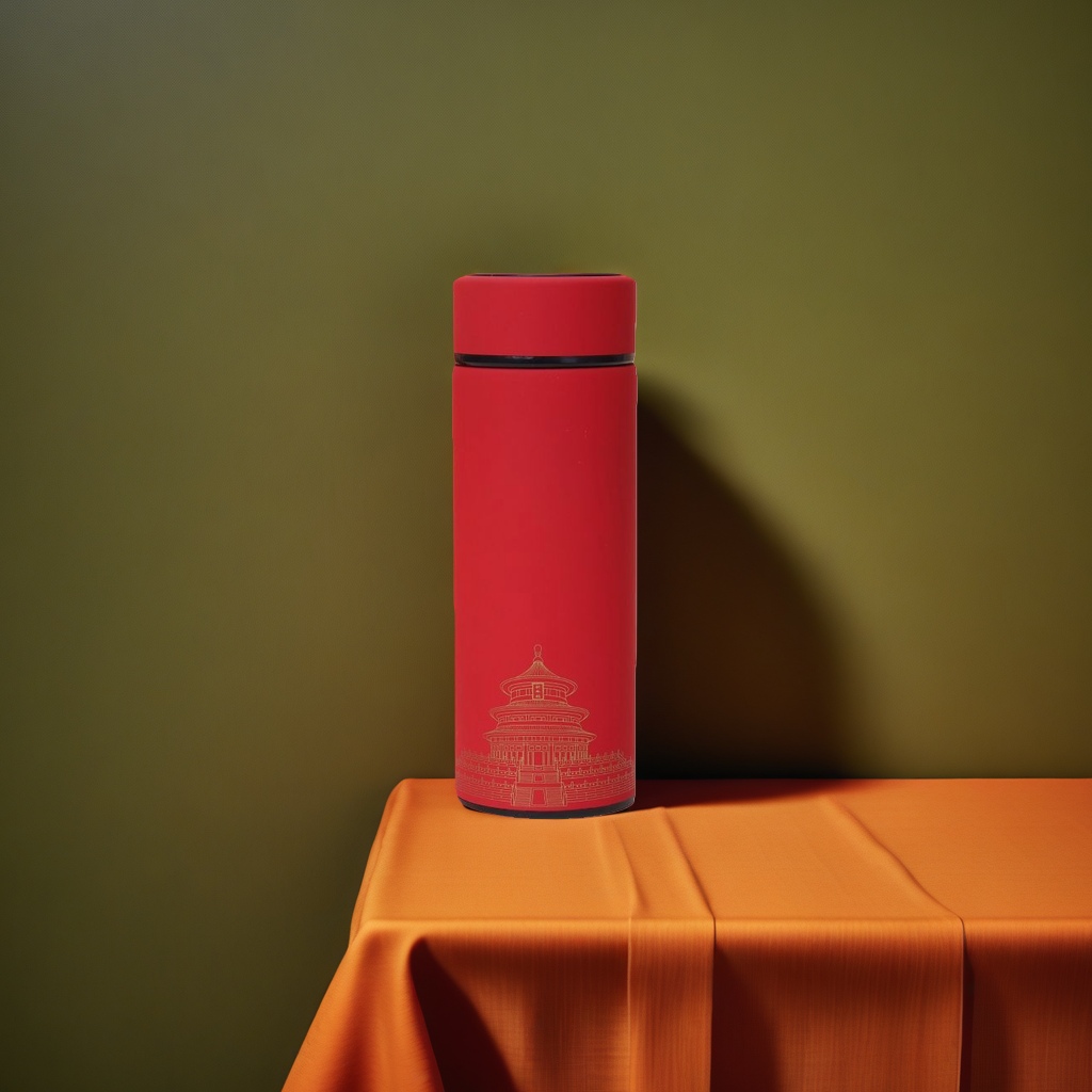 Red insulated cup, 304 stainless steel vacuum insulated portable water cup, 500ml Application Scenario