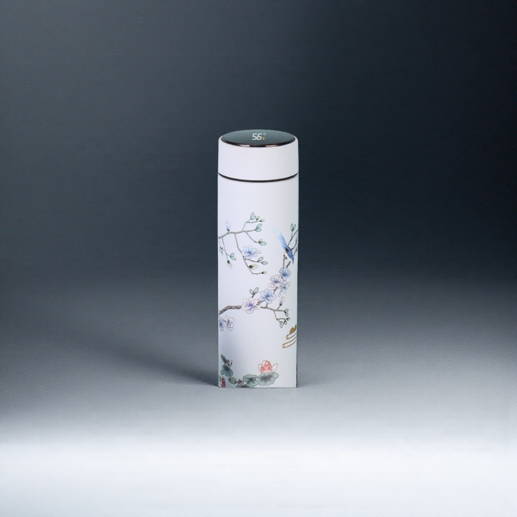 简约时尚不锈钢保温水杯 350ml 防漏便携办公家用