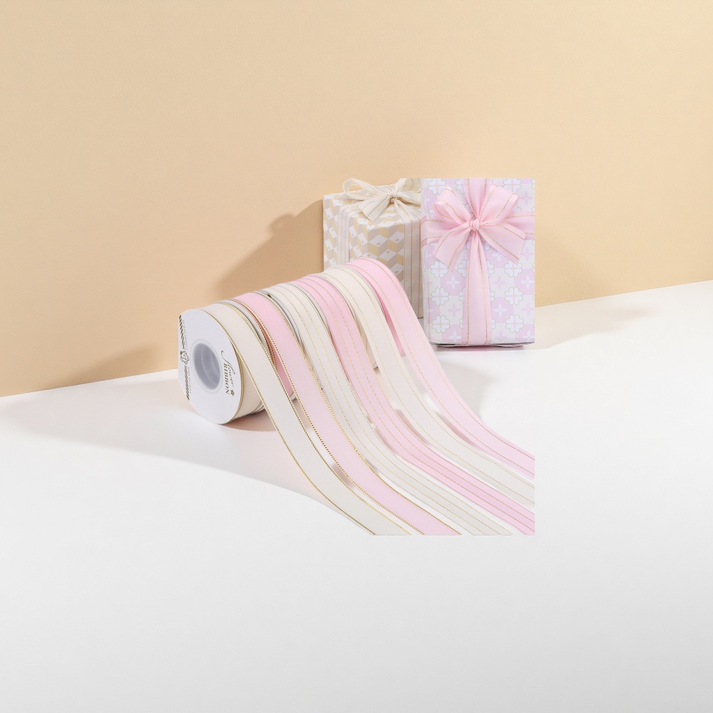 Handmade DIY gift bows with colorful wide ribbons for ribbon roll decoration Application Scenario