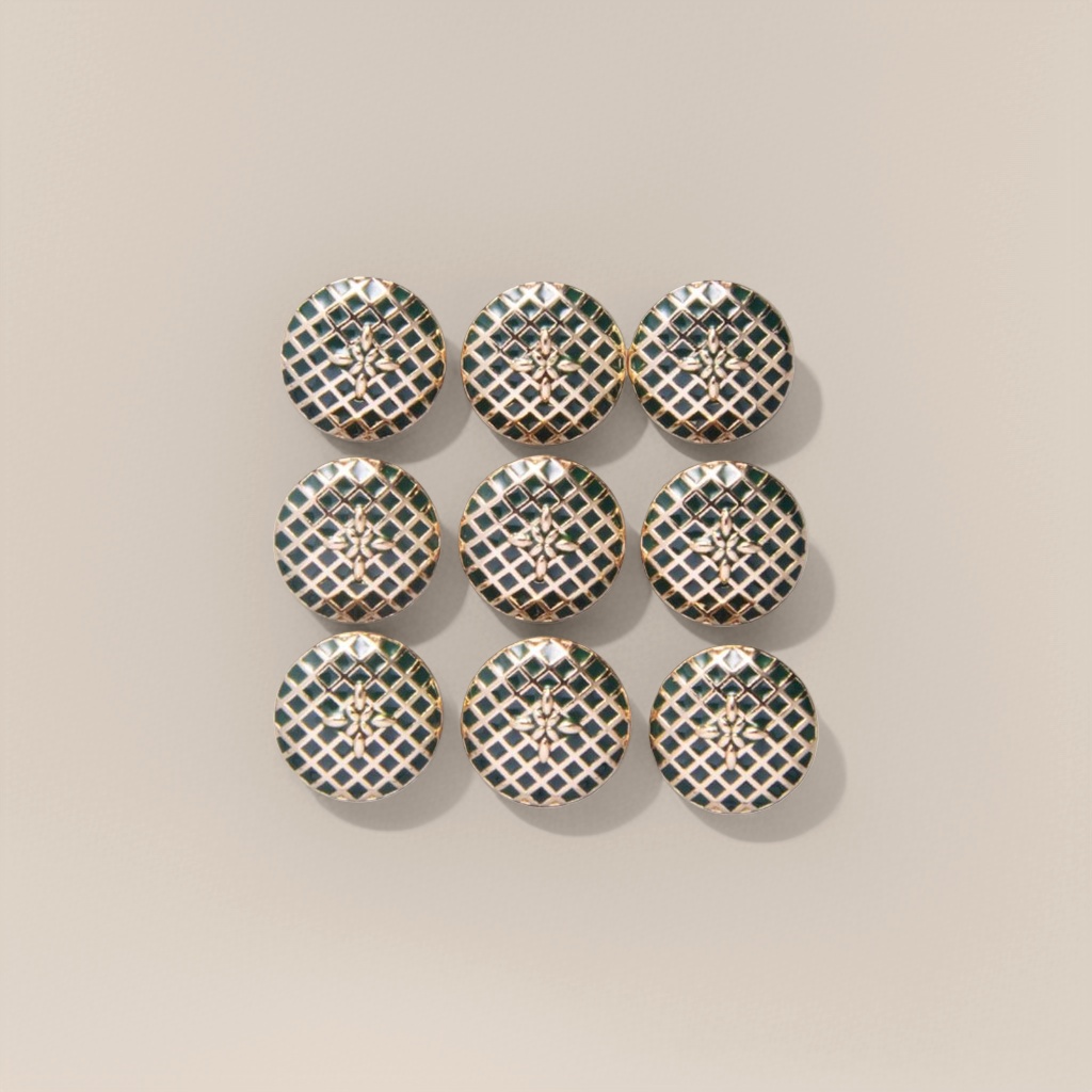 Decorative buttons are often mixed in clothing, and the DIY accessories are cute and retro Application Scenario