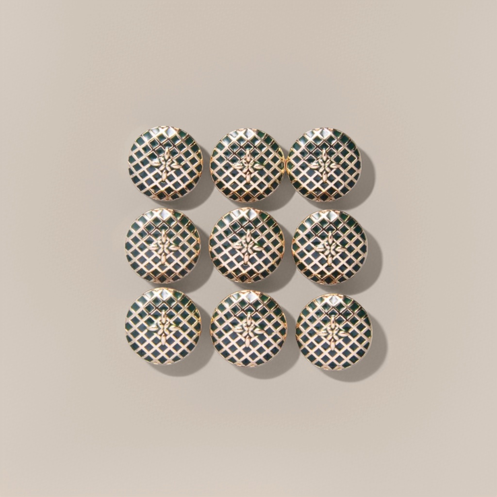 Decorative buttons are often mixed in clothing, and the DIY accessories are cute and retro