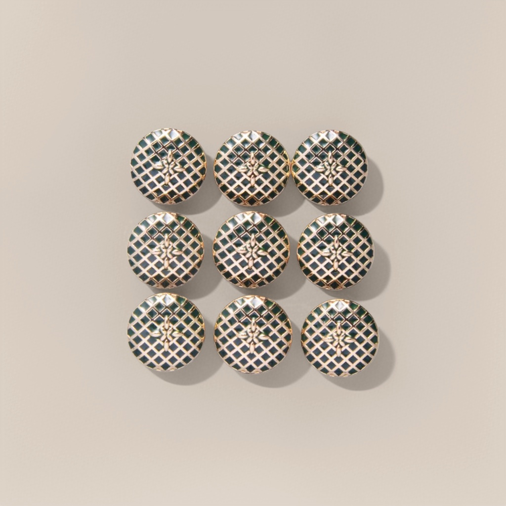 Decorative buttons are often mixed in clothing, and the DIY accessories are cute and retro Specification image