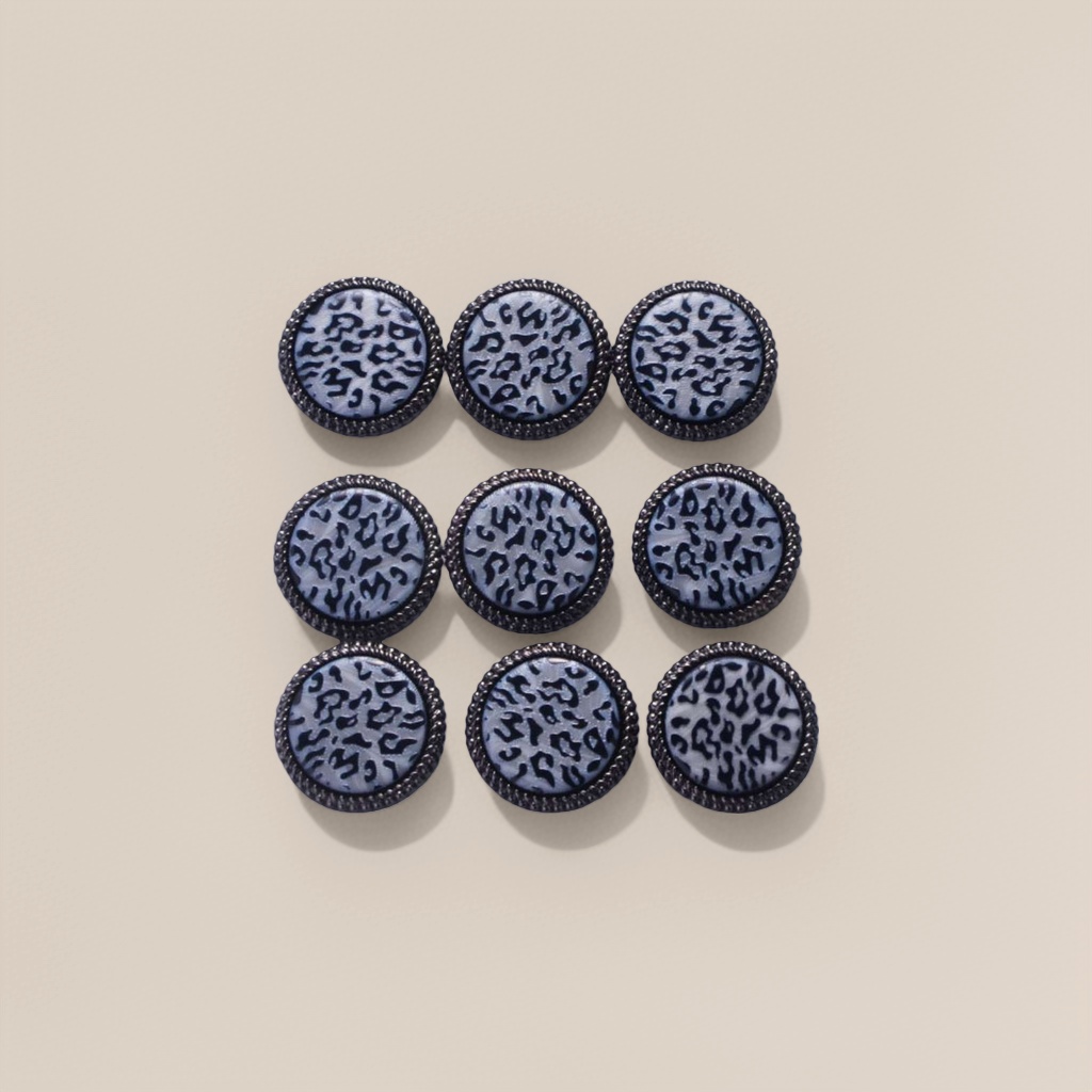 Leopard print pattern button decorative fashion items details Picture