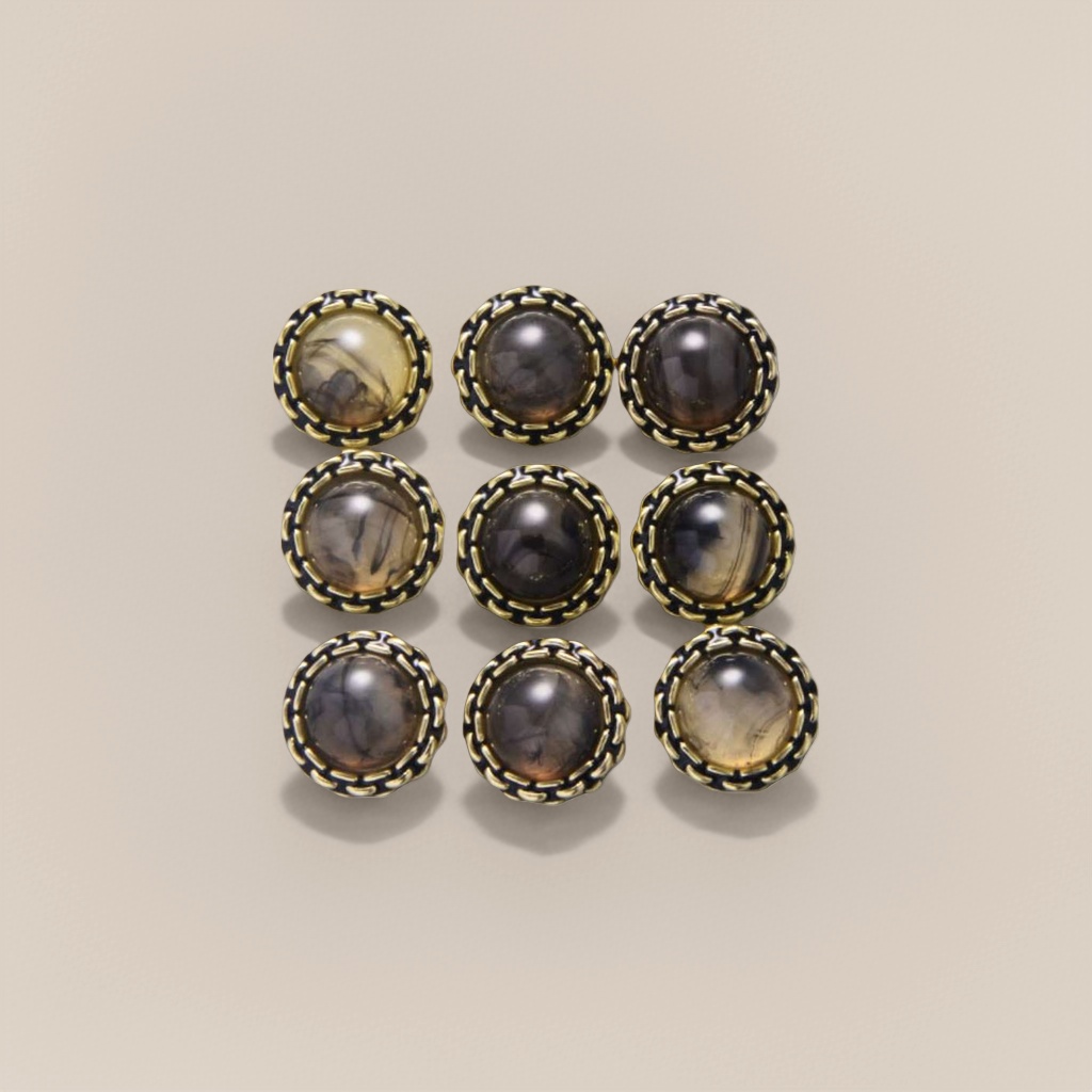 DIY metal decorative button clothing accessories available in multiple colors with free shipping
