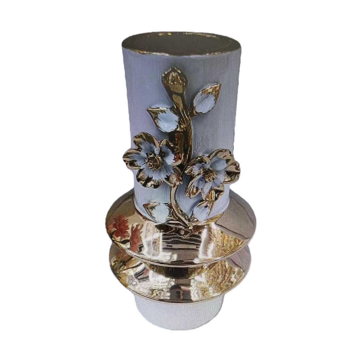 Handcrafted glass decorative vases for living rooms, bedrooms, and desktops are light luxury style home decorations Item Picture