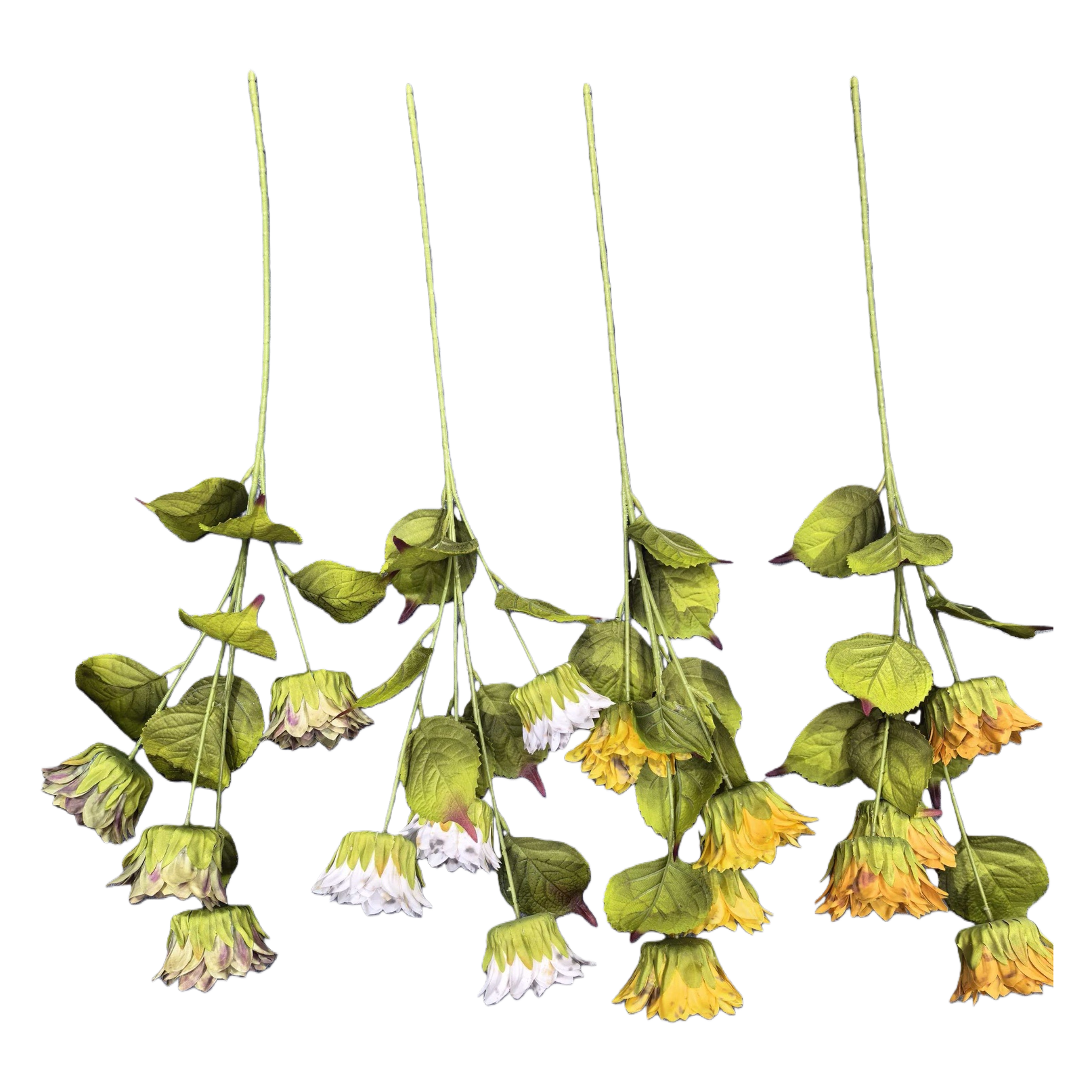 人造花仿真花朵装饰摆件家居插花艺术盆栽白底实物图