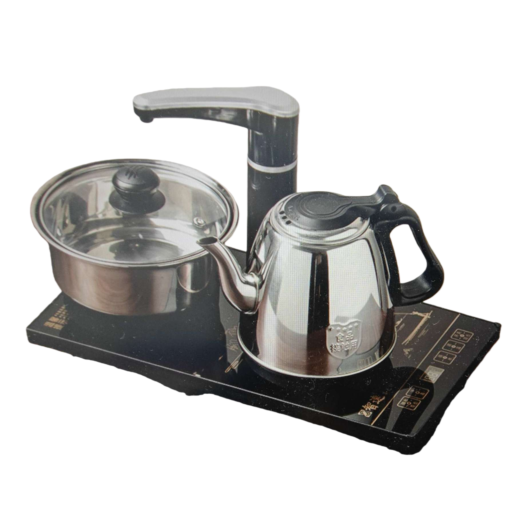جهاز شاي كهربائي ذو قدرة عالية عالية للتحكم الذكي يبلغ 1.5 لتر من الفولاذ غير القابل للصدأ Item Picture