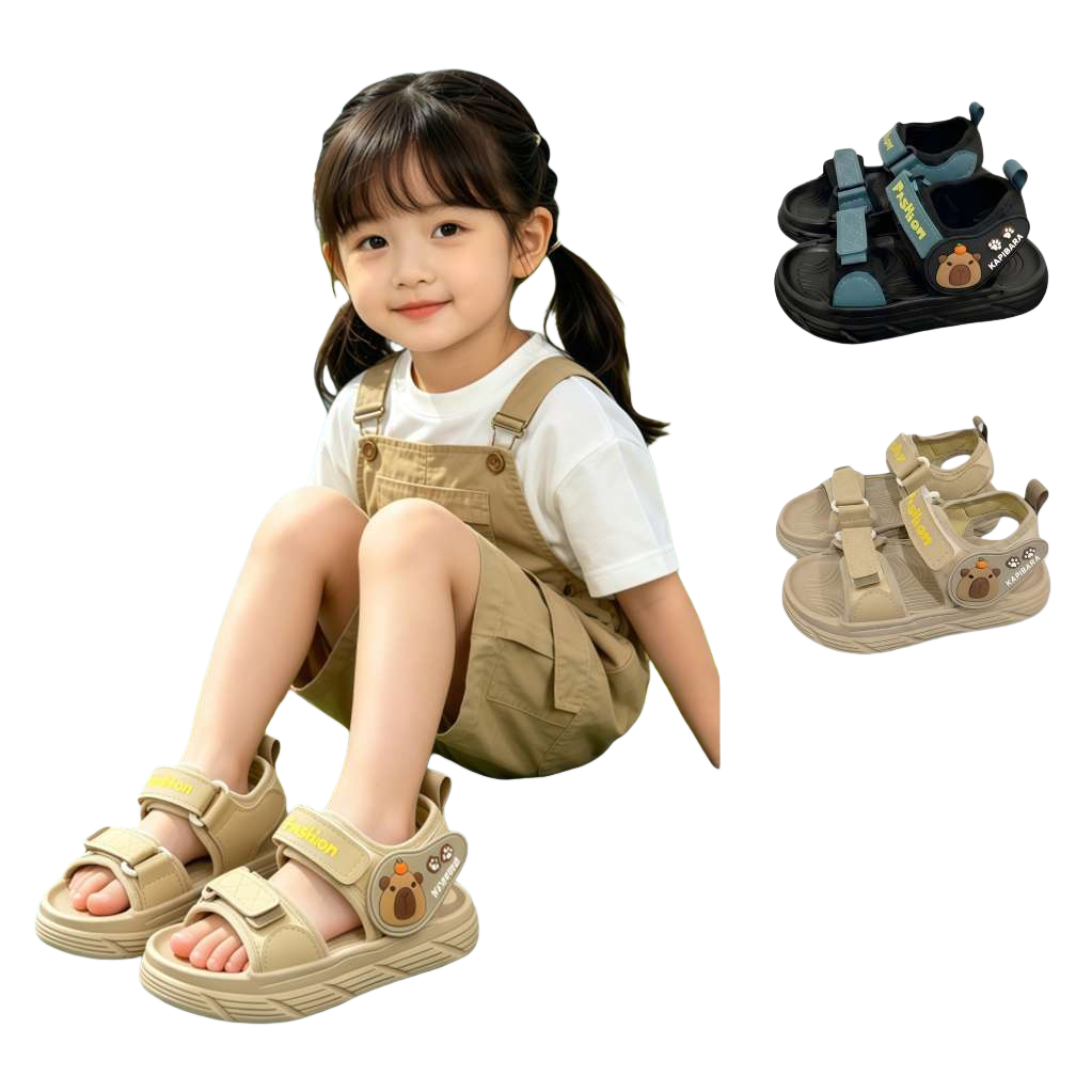 Summer breathable, anti-slip and soft-soled walking shoes for little girls Item Picture