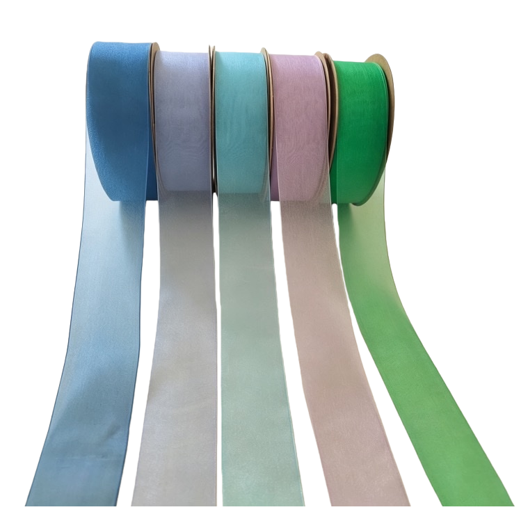 Colorful ribbon decoration wide glossy ribbon gift box packaging DIY🎀 Item Picture
