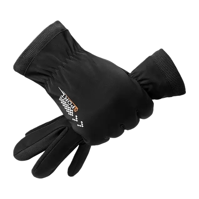 Windproof, cold-proof, heat-locking and warming gloves for both men and women, thickened and fleece cycling, skiing and outdoor gloves Item Picture
