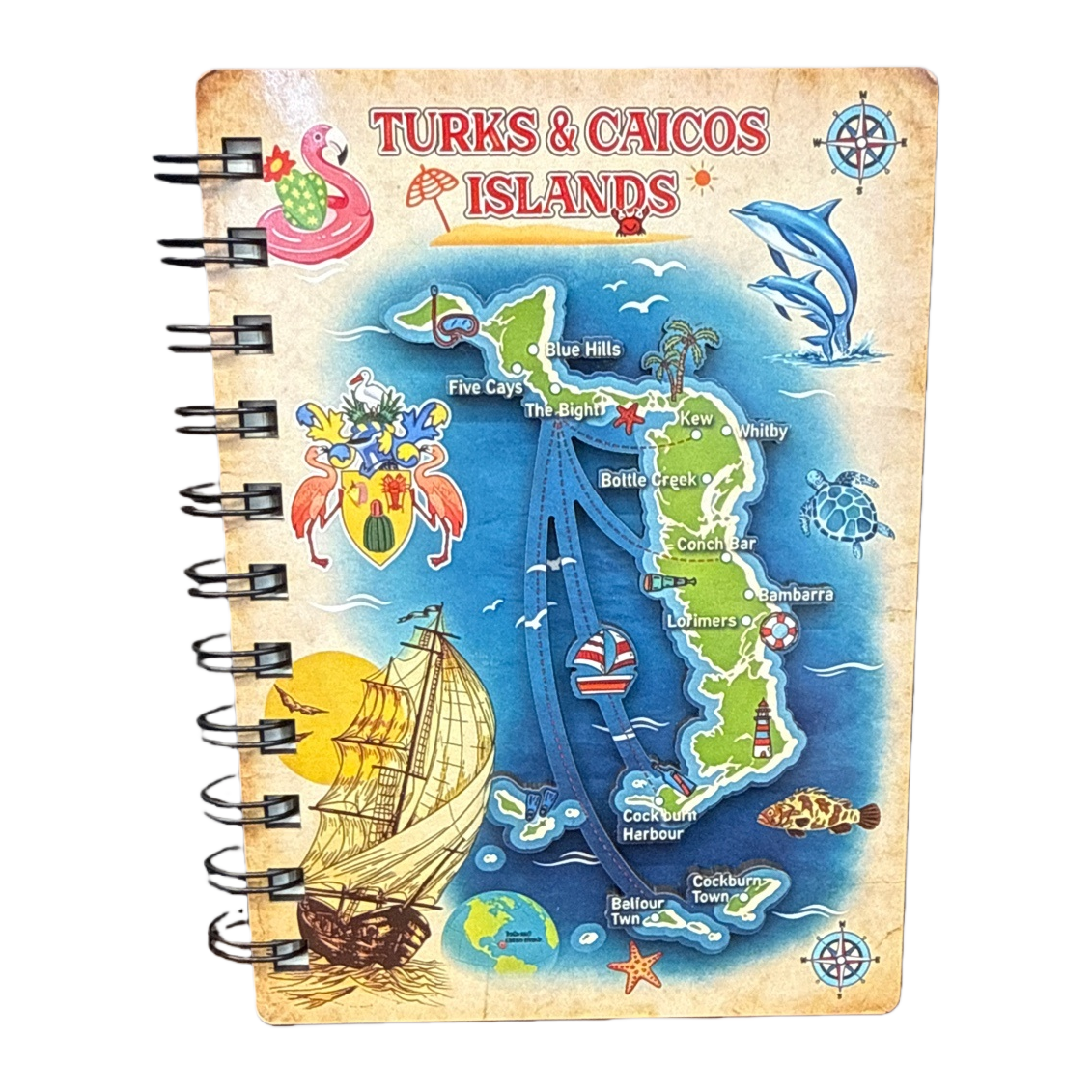 Mapa a color cuaderno A5 papel engrosado cuaderno de mano cuaderno de viaje Item Picture