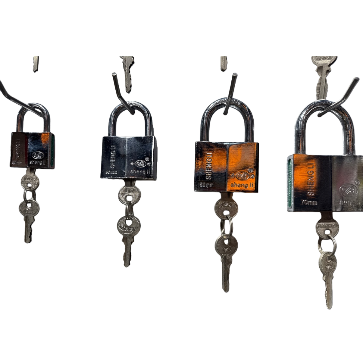 Metal padlock, anti-theft and durable hanging lock, home, office and warehouse door lock Item Picture